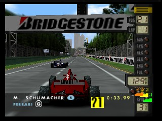 F-1 World Grand Prix (Europe) In game screenshot